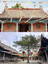 號稱塞外小五台，庫倫三大寺。