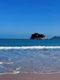 溫州有片藍海：南麂島大沙岙沙灘。