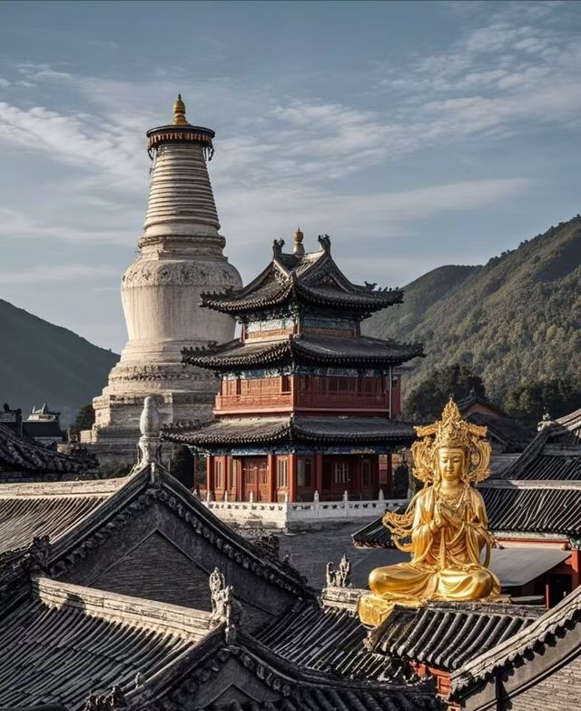 五台山來過了，願今後心之所念，皆能如願。