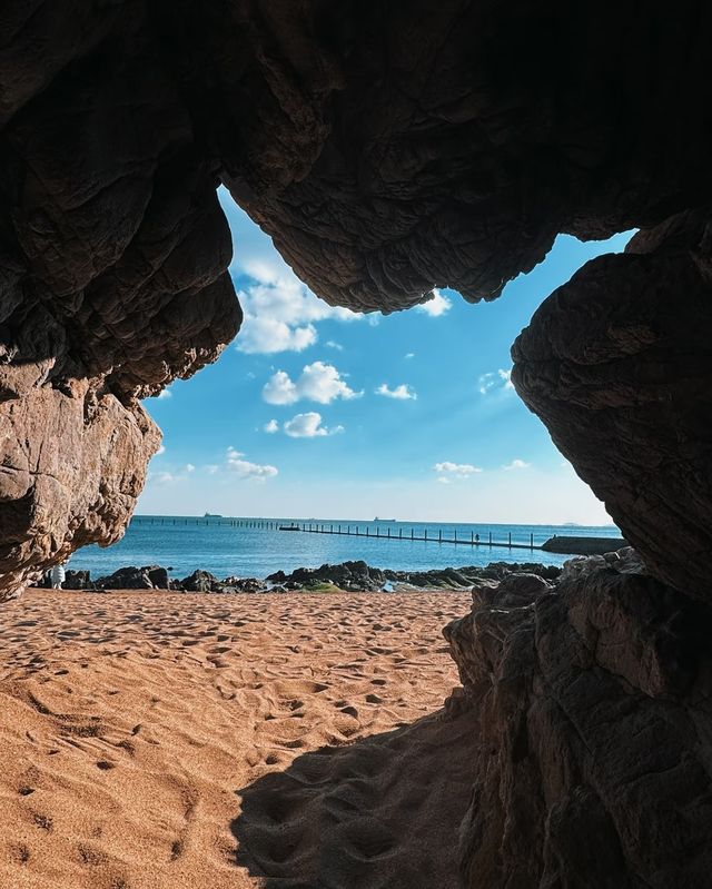 青島第二海水浴場，邂逅夢幻海濱
