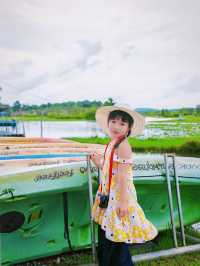 我在泰國羅勇府發現了一片水上的莫奈花園