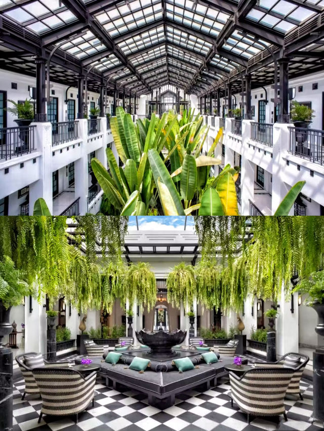 曼谷暹羅酒店裝飾藝術空間的綠意之境