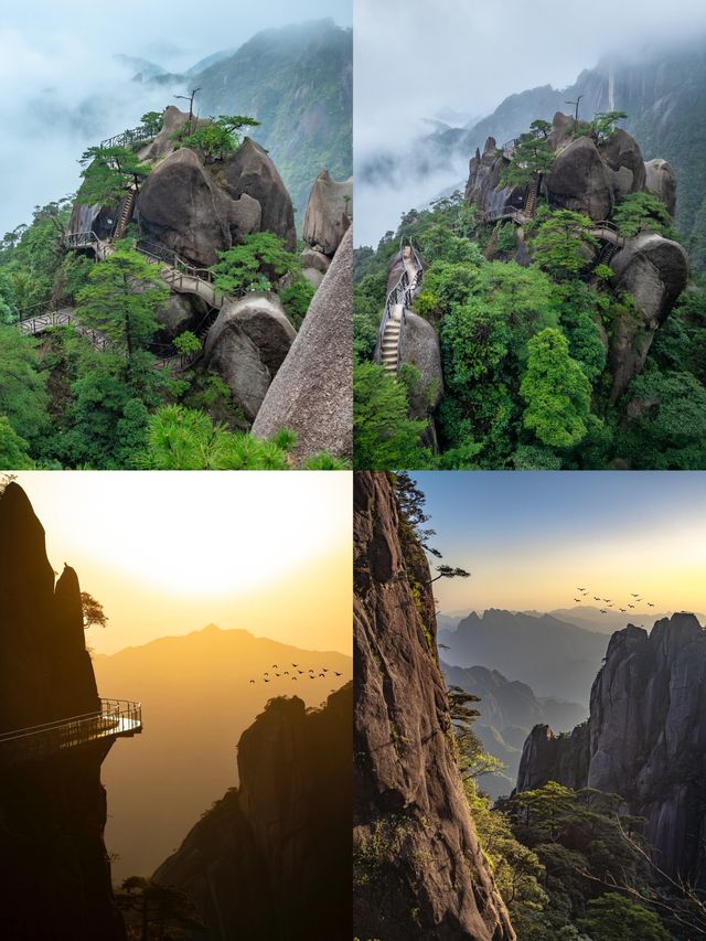 剛爬完三清山，激動到連夜寫攻略！雨中雲海美到窒息