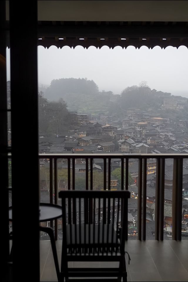 苗寨觀景民宿天花板