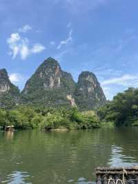 Yulong River Bamboo rafting from Jima Wharf