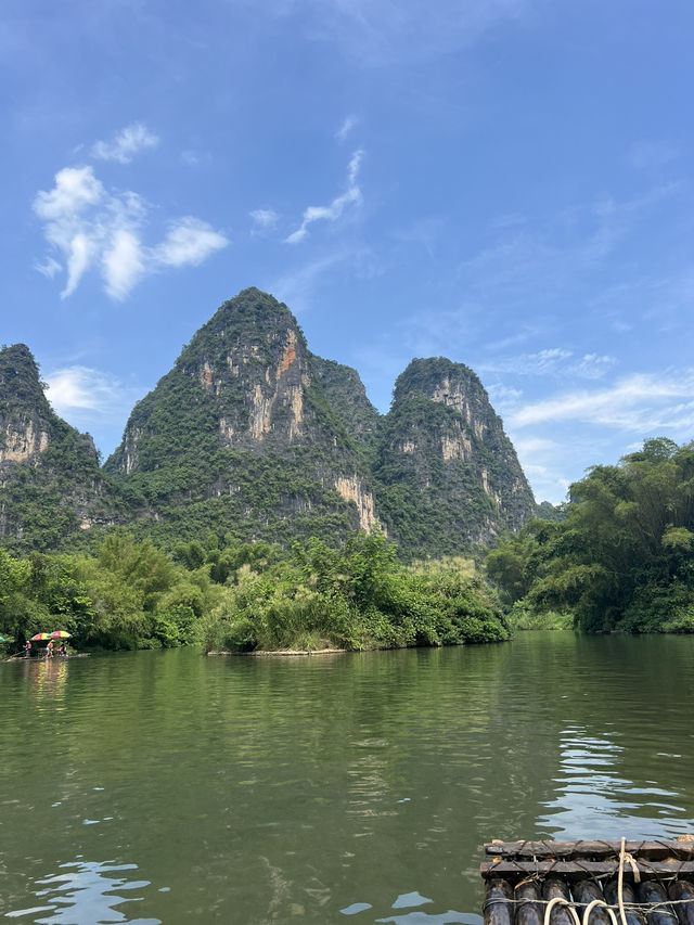 Yulong River Bamboo rafting from Jima Wharf