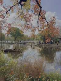 南京莫愁湖已美成油畫了