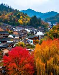 《國家地理》點名的“四川最美村落〞|“小喀納斯〞般的湖光山色