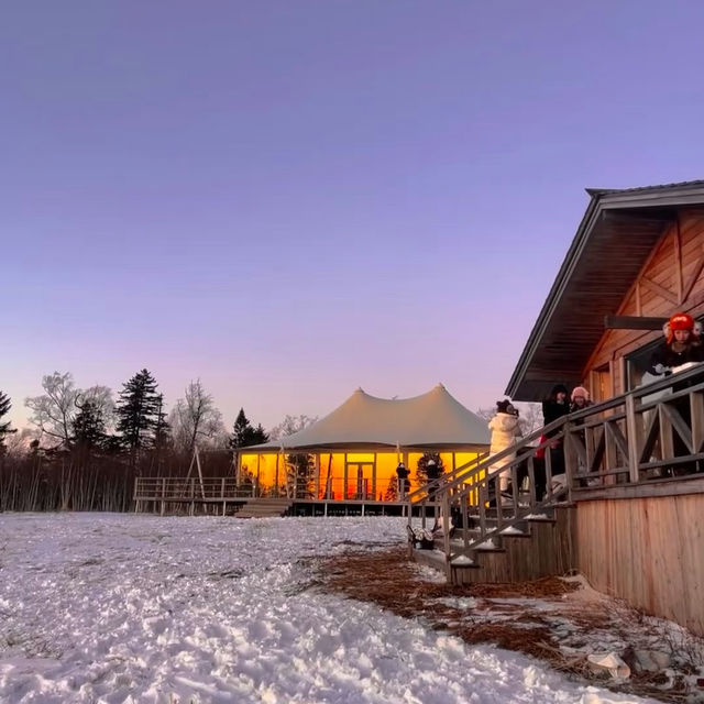 Changbai Mountain in December⭐️❄️: Sunset🌅, Snow Fun, and Magical Views 🌅❄️