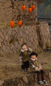 溫州市區1h達這個免費古村,柿子正紅透