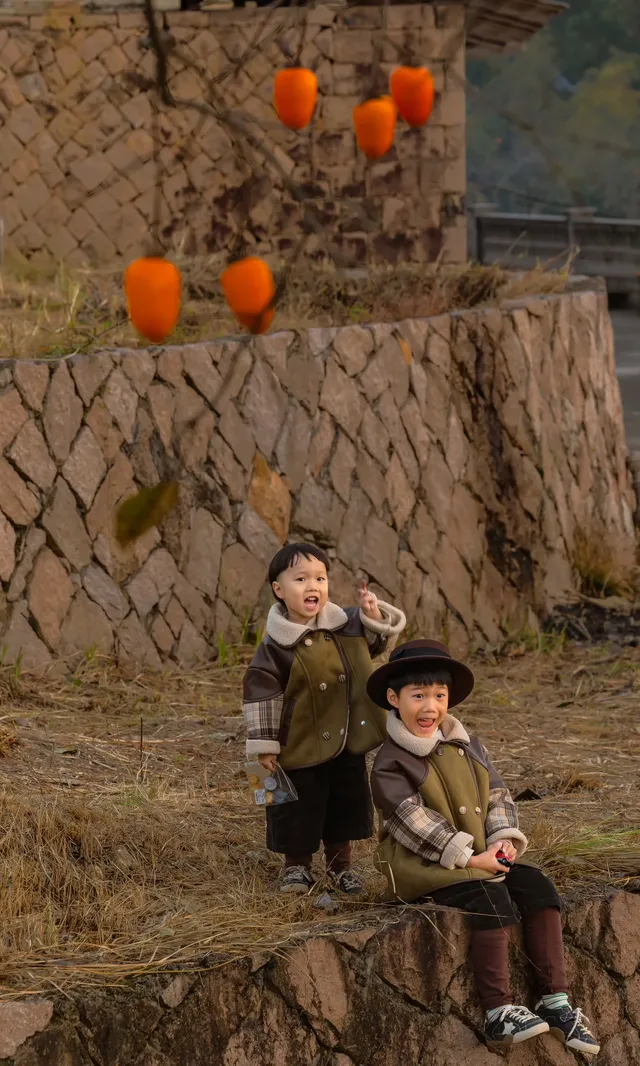 溫州市區1h達這個免費古村,柿子正紅透 溫州市區1h達這個免費古村,柿子正紅透