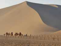 敦煌月牙泉|鳴沙山環抱的沙漠新月