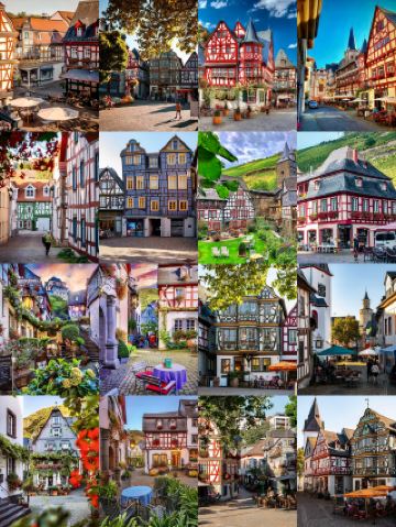 German Fairy Tale Town | A Small and Beautiful World of Colorful Wooden Houses