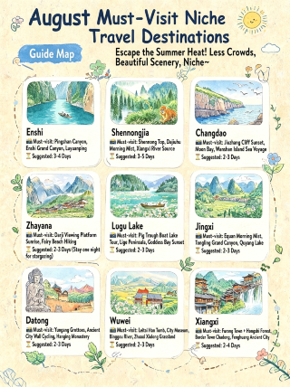 Less crowded and super affordable hidden travel spots for August