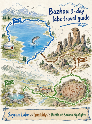Sailimu Lake vs. Guai Shiyu? Which to choose in Bozhou tested in person