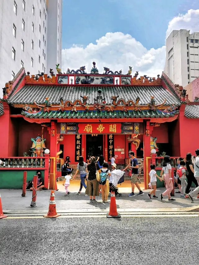 An old temple in KL city center.