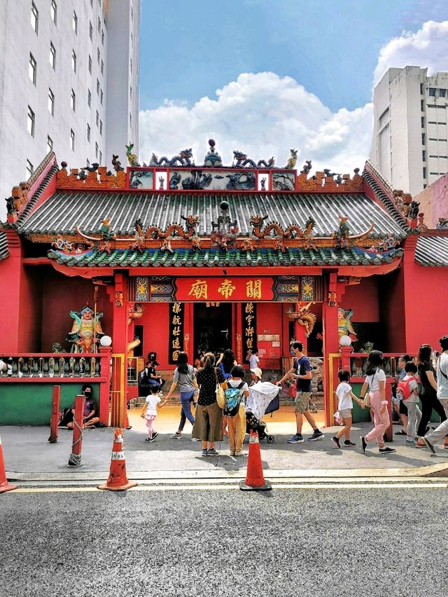 An old temple in KL city center.