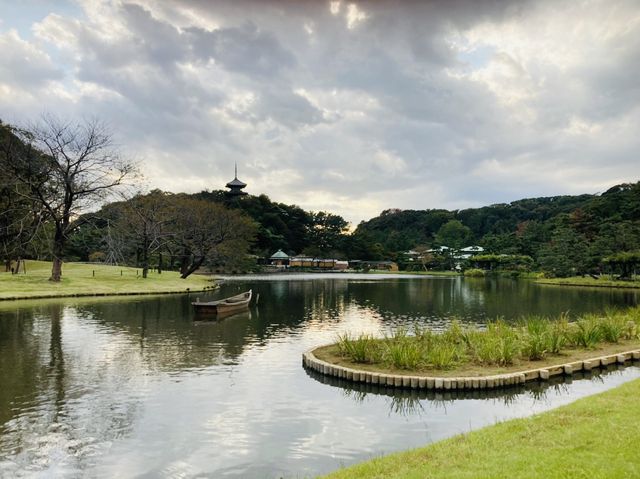 三渓園で和装前撮り👘