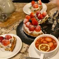 釜山おすすめ！苺チョコワッフル🍓🍫🧇