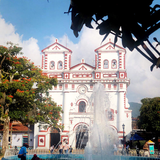 Cute Colombian town Guatape 