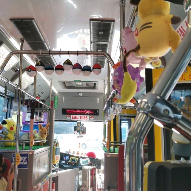 台北市公車「寶可夢專車」初體驗～抬頭可見皮卡丘…寶迷們快來搭乘