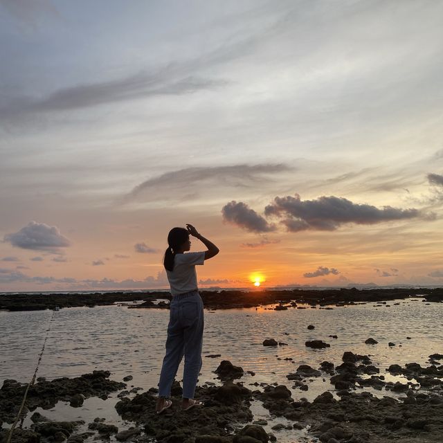 Sun set at Lanta island 🏝️🌤️🌊