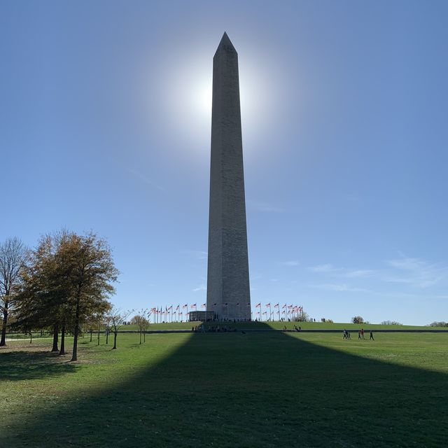 historic Washington monument in nov22