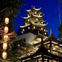 甘坑古鎮-客家小鎮，日景與夜景，各有特色