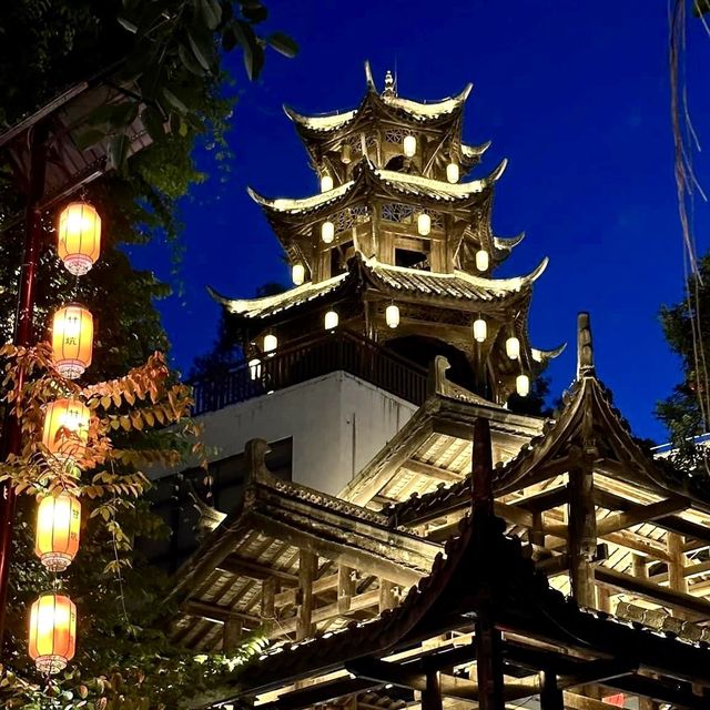 甘坑古鎮-客家小鎮，日景與夜景，各有特色