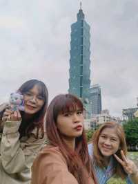 ✅️มุมถ่ายรูปกับตึก Taipei 101