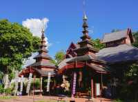 วัดจอมสวรรค์  วัดเก่าแก่สไตล์พุกาม จ.แพร่