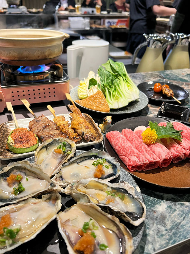 鱈場蟹腳x和牛x任食日本蠔
