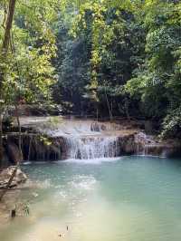 7 tiered waterfall next to Bangkok ✨