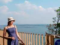 ถ่ายรูป ชมวิวสวยๆที่ Sky Walk เขื่อนสิรินธร