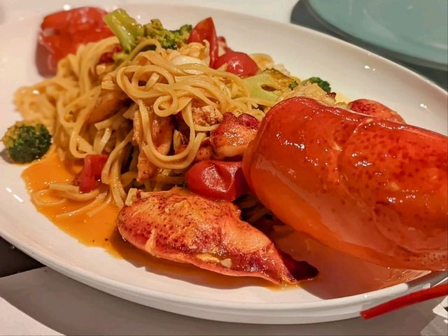 海味鮮嫩爆表的的龍蝦義大利麵：TOSCANA義大利餐廳