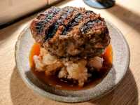 日本京都-人氣排隊名店手打漢堡肉：挽肉と米