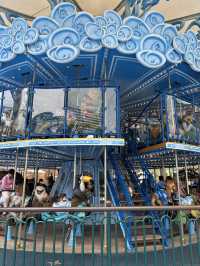 reliving childhood memories at a theme park in the sky!