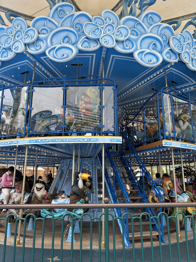 reliving childhood memories at a theme park in the sky!