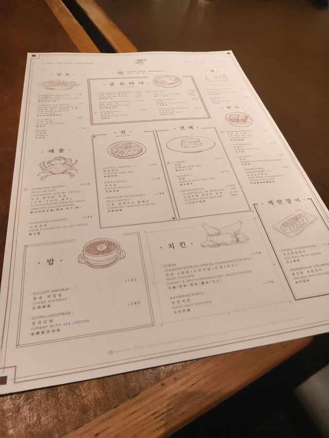 高級韓國菜餐廳，韓國直送食材