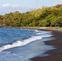 Black beach in Lombok