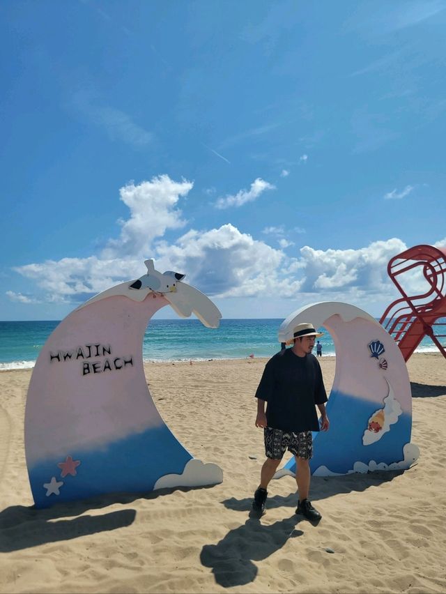 7번국도의 아름다운 포항 해수욕장🏖