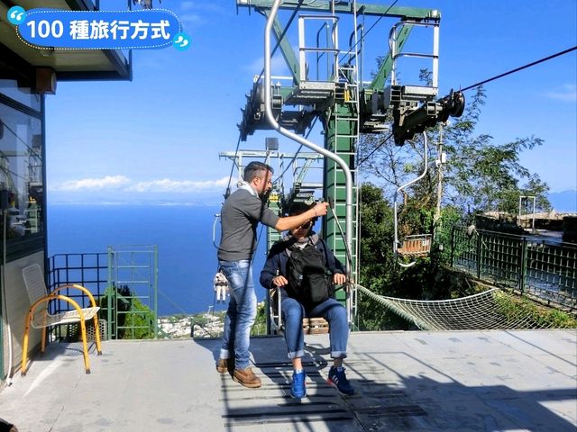 南義卡布里島-感受地中海美景的索拉羅吊椅纜車