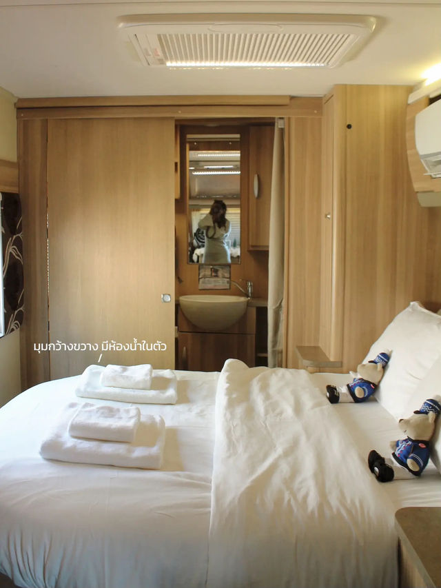  🚌   🌤️ หนีความวุ่นวายไปนอนรถบ้านติดทะเล