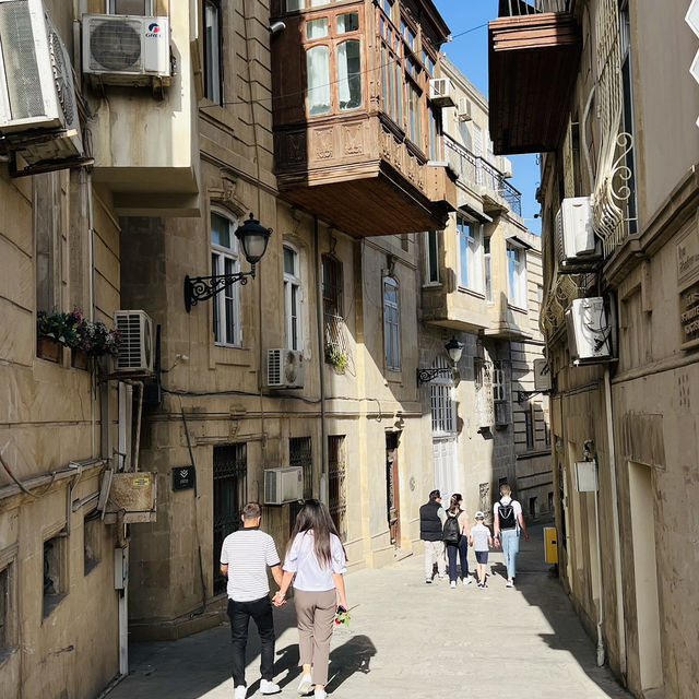 Baku old city exploring was amazing 🔥💕