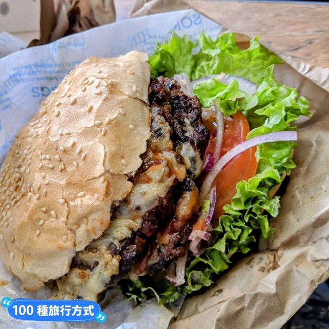 紐西蘭皇后鎮-被CNN評比為地表最強漢堡：Fergburger