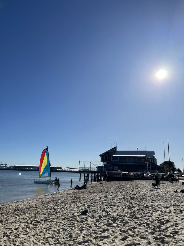 🇦🇺｜海風に癒される静かなひととき―Port Melbourneでのビーチリゾート