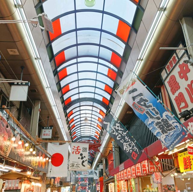 大阪旅行では定番だけど、やっぱり行きたくなる黒門市場