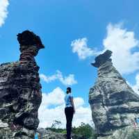 Paradise door stone at Bokor Mountain 