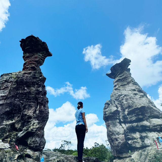 Paradise door stone at Bokor Mountain 