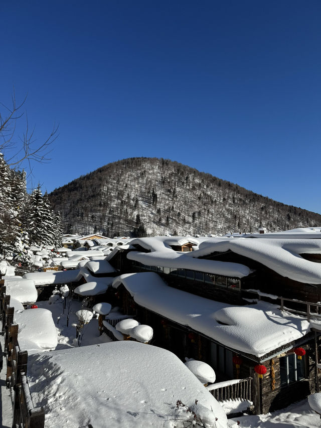 หมู่บ้านหิมะ  🇨🇳⛄️🏂
